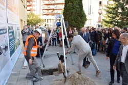 Acte de col·locació de la primera pedra