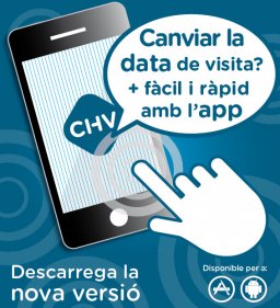 L'app del CHV permet canviar visita