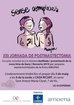 La il·lustració del cartell ha estat realitzada per la mateixa Dra. Maria Saladich