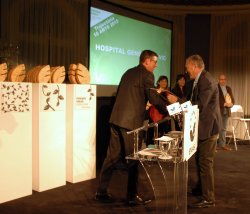 El director d'Operacions i Recursos, Jaume Castellano, va recollir el guardó en representació del Consorci Hospitalari de Vic