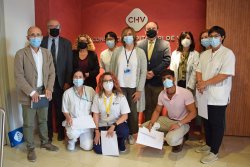 Els professionals reconeguts, juntament amb la ponent i els representants del CHV, la FHSC i la UVic-UCC