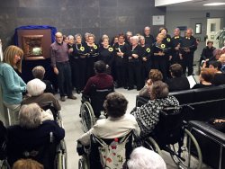 Inauguració del pessebre a l'Hospital Sant Jaume de Manlleu