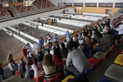 Aquest matí, durant una activitat formativa al pavelló