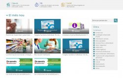 Les pantalles de les sales d'espera emeten en vídeo les campanyes i recomanacions del Departament de Salut