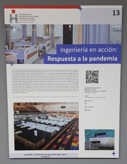 L'experiència del Pavelló Vic Salut també es va compartir al Congrés amb un pòster informatiuComunicació presentada al Congrés