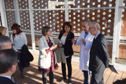 La gran terrassa interior és una de les millores més destacades de les noves instal·lacions