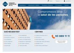 Captura de pantalla del web www.chv.cat